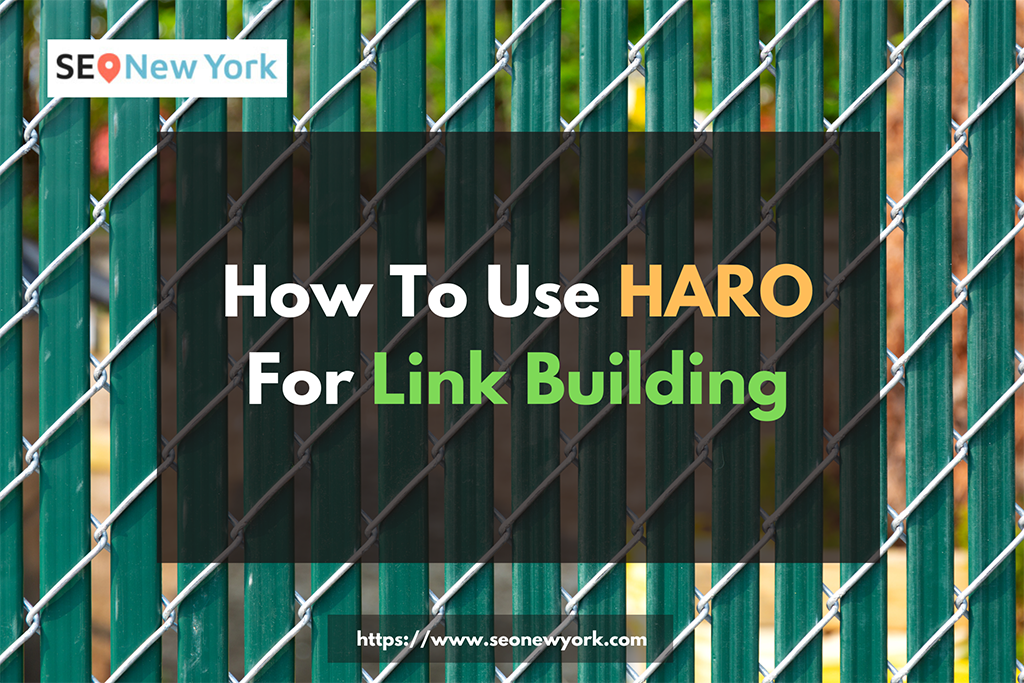 How to use HARO for link building